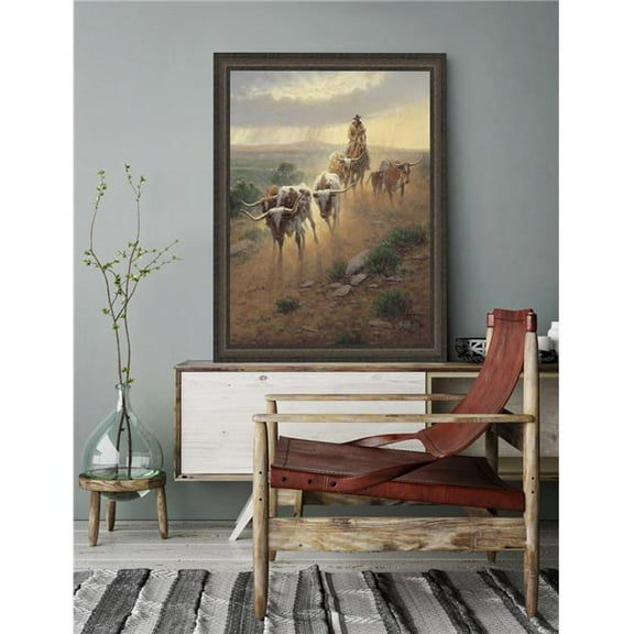 Somerset House Publishing 2466 Traildust & Raindrops Framed Canvas Art