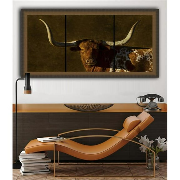 Somerset House Publishing 2472 Texas Heritage Triptych Framed Canvas Art