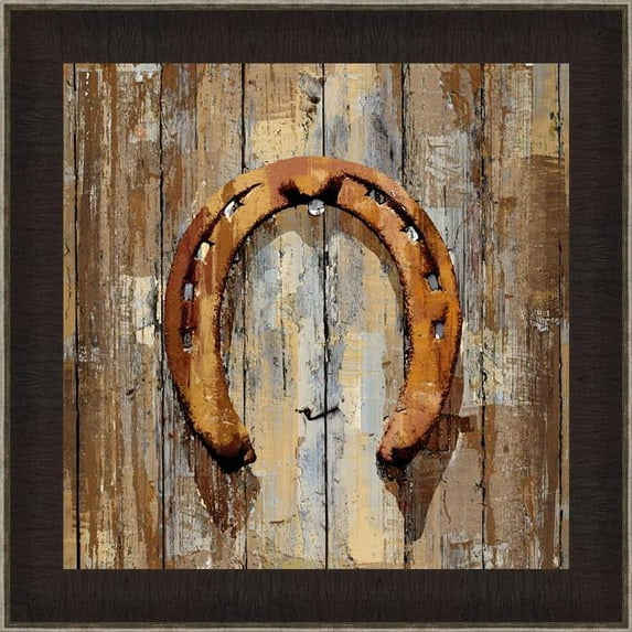 Somerset House Publishing 5165 Horseshoe, Framed Textured Fine Art Print