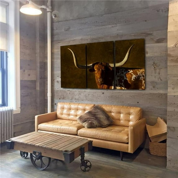 Somerset House Publishing V8215 Texas Heritage Triptych Wrapped Canvas Art in 3 Panels