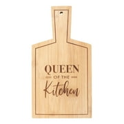 Something Different Queen Of The Kitchen Bamboo Chopping Board