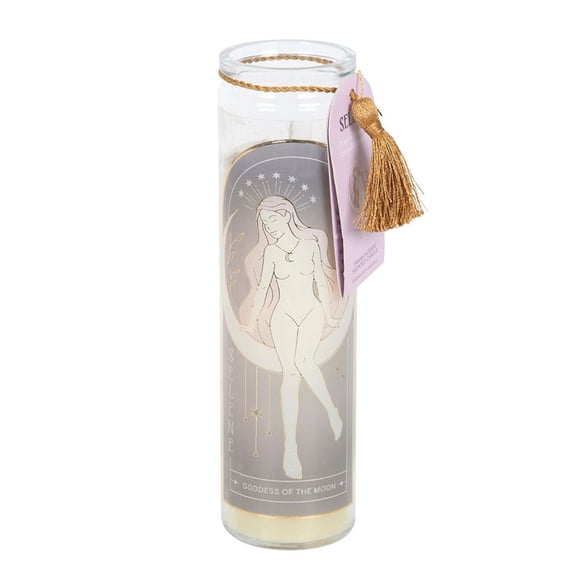 Something Different Selene Amethyst Crystal Tube Candle
