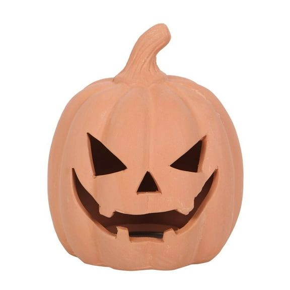 Something Different Terracotta Pumpkin Halloween Decoration