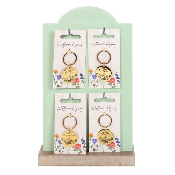 Something Different Wild Flowers Keychain (Pack of 24)