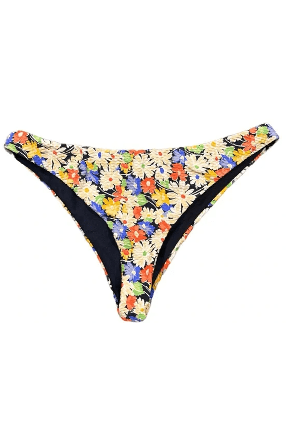 Multicolor Floral Bikini Bottom , XL