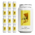 thumbnail image 1 of Something & Nothing Lightly Carbonated Yuzu Premium Soda Case of 12 x 12 Fl Oz, 1 of 7