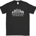 thumbnail image 1 of Something Somewhere Went Terribly Wrong T-Shirt Funny Nerd Computer Tee - Black, XL, 1 of 1