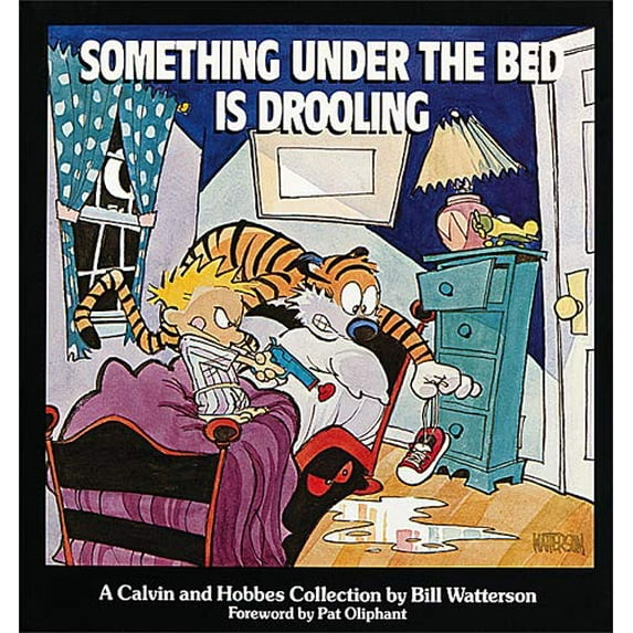 Pre-Owned Something Under the Bed Is Drooling: A Calvin and Hobbes Collection (Volume 2), 9780836218251, 0836218256, Paperback,