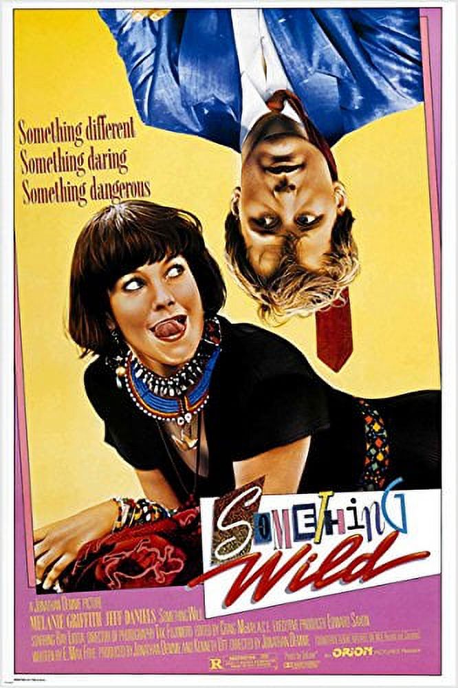 Something Wild Vintage Movie Poster 80'S Melanie Griffith Colorful