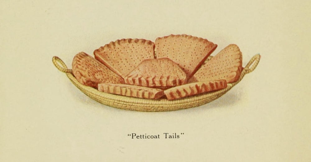 Something-different dish 1915 Petticoat tails shortbread Canvas Art - Unknown (24 x 36)
