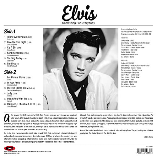 Elvis Something for Everybody (Vinyl Record) 12" Album Coloured Vinyl