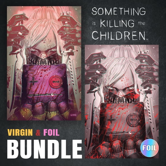 Something is Killing the Children #1 Archive Edition John Giang PCB Hobby Variant Cvr A Virgin + Cvr B Foil Bundle