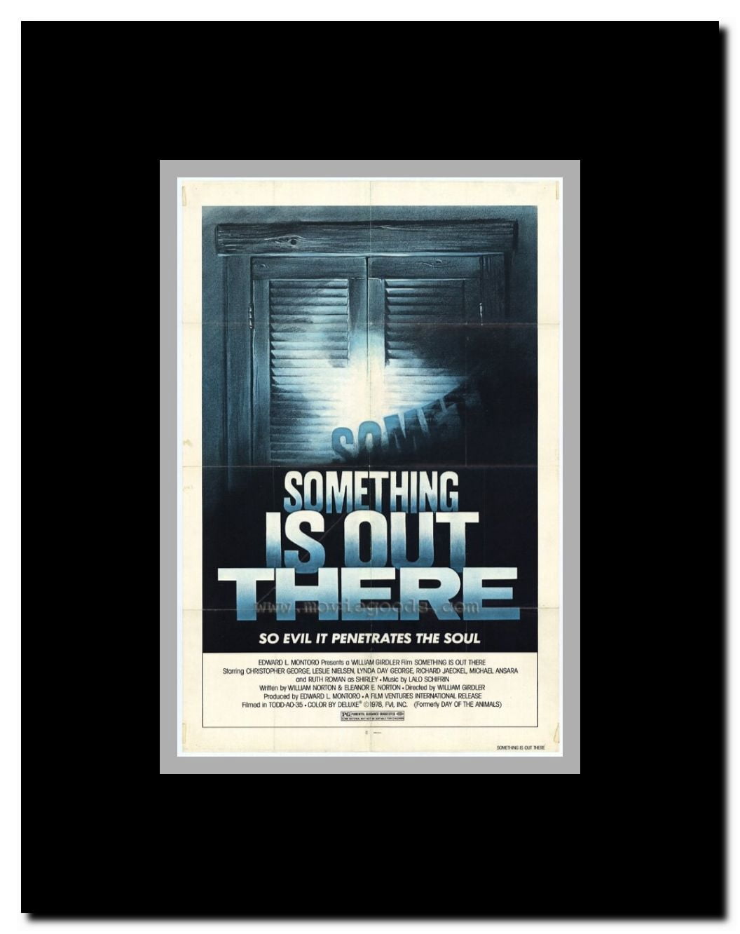 Something is Out There Framed Movie Poster