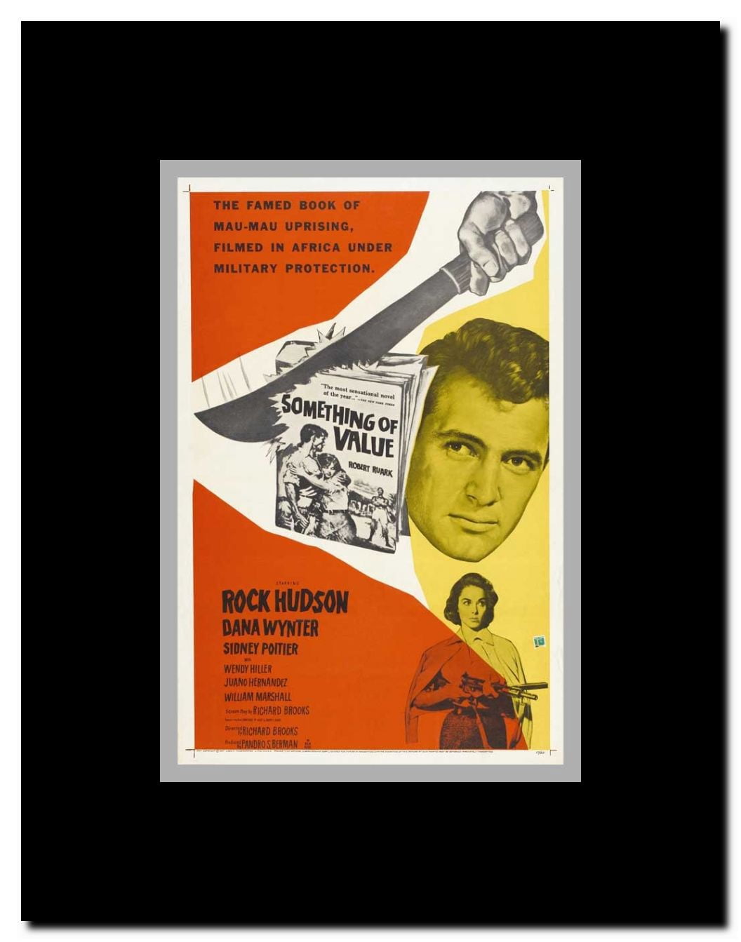 Something of Value Framed Movie Poster