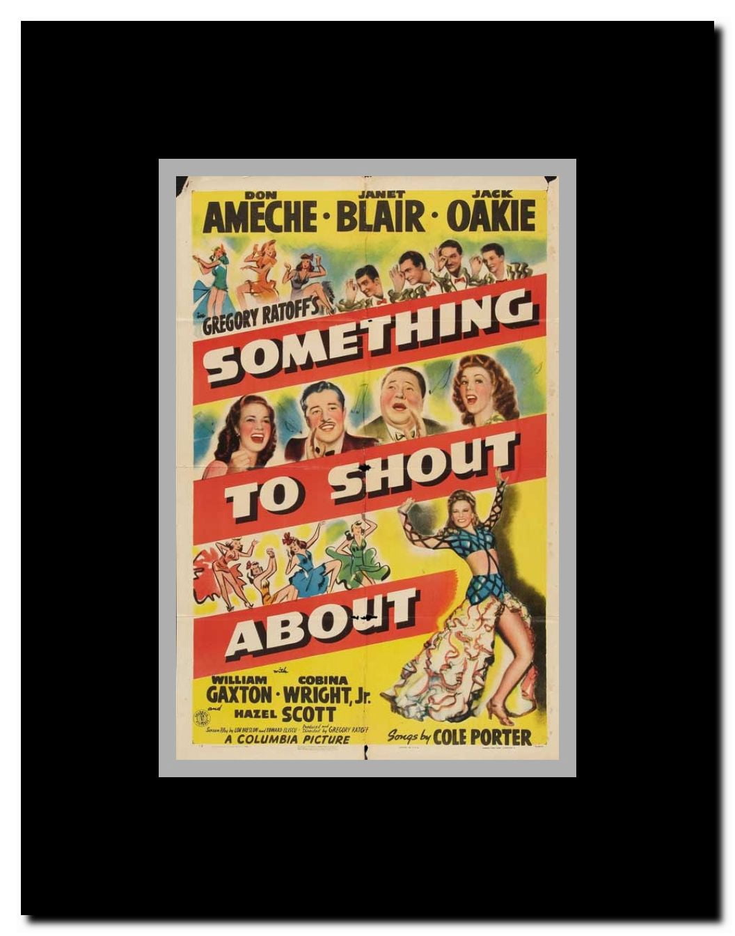 Something to Shout About Framed Movie Poster