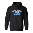 thumbnail image 1 of Somethings Are Better Left Unsaid Sarcastic Novelty Gift Idea Adult Humor Funny Men's Hoodies, 1 of 2