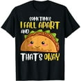 thumbnail image 1 of Sometimes I Fall Apart Funny Taco Depression Awareness Gift T-Shirt, 1 of 2