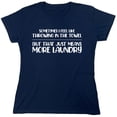 thumbnail image 1 of Sometimes I Feel Like Throwing In The Towel Sarcastic Humor Novelty Funny Women's Casual Tees, 1 of 3