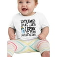 thumbnail image 1 of Sometimes I Puke When I Drink T-Shirt Infant -Smartprints Designs,  12 Months, 1 of 4