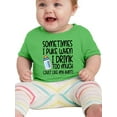 thumbnail image 1 of Sometimes I Puke When I Drink T-Shirt Infant -Smartprints Designs,  12 Months, 1 of 4
