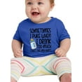thumbnail image 1 of Sometimes I Puke When I Drink T-Shirt Infant -Smartprints Designs,  24 Months, 1 of 4