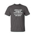 thumbnail image 1 of Sometimes I Sit Quietly And Wonder Why I'm Not In A Mental Asylum Sarcastic Humor Graphic Novelty Funny Tall T Shirt, 1 of 1