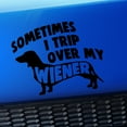 thumbnail image 1 of Sometimes I Trip Over My Wiener - Funny Vinyl Decal - Choose Color - [BLACK], 1 of 1