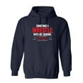 thumbnail image 1 of Sometimes I Wrestle With My Demons Other Times We Just Cuddle Sarcastic Novelty Gift Idea Adult Humor Funny Men's Hoodies, 1 of 2