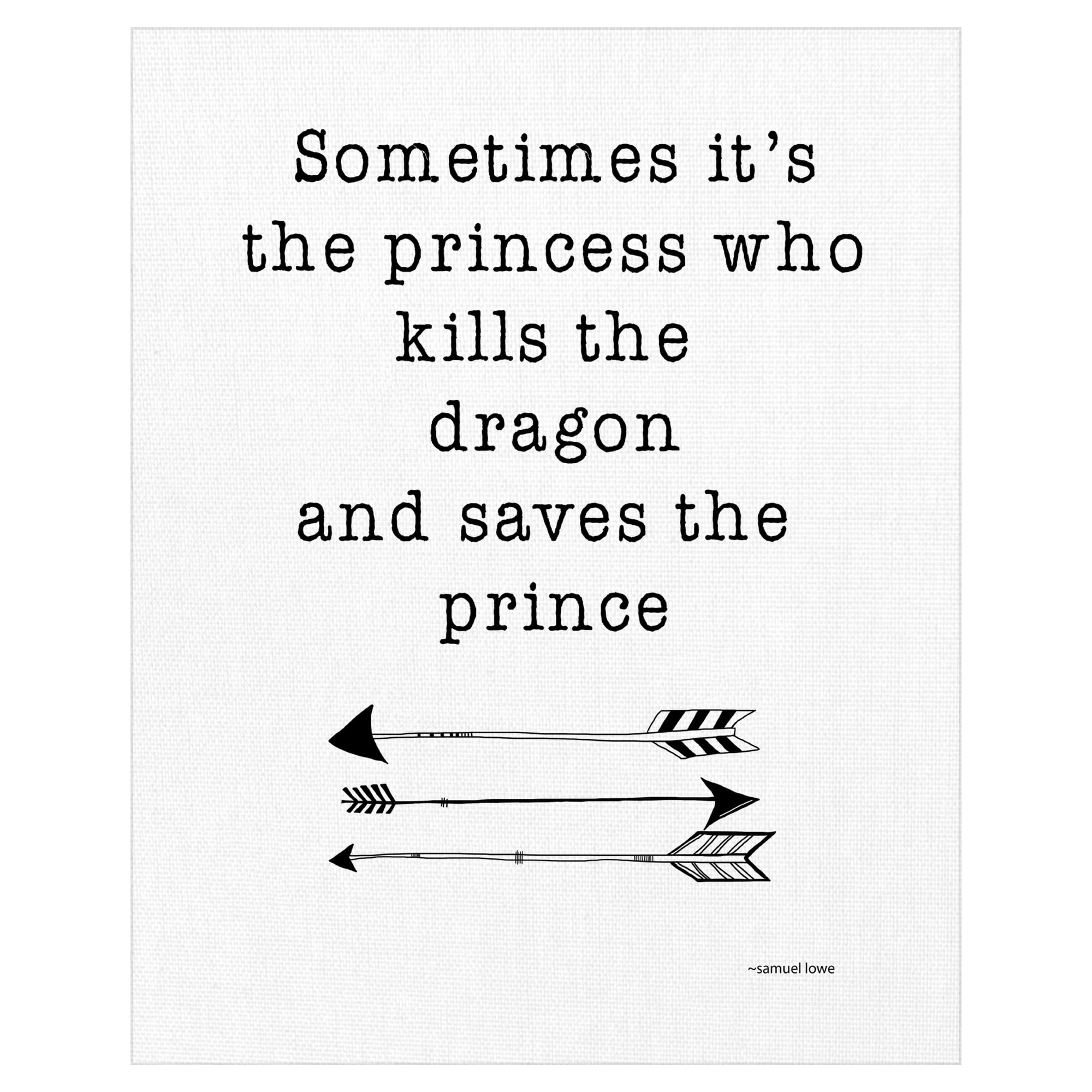 Sometimes It's the Princes by Jan Weiss Wrapped Canvas Art Print