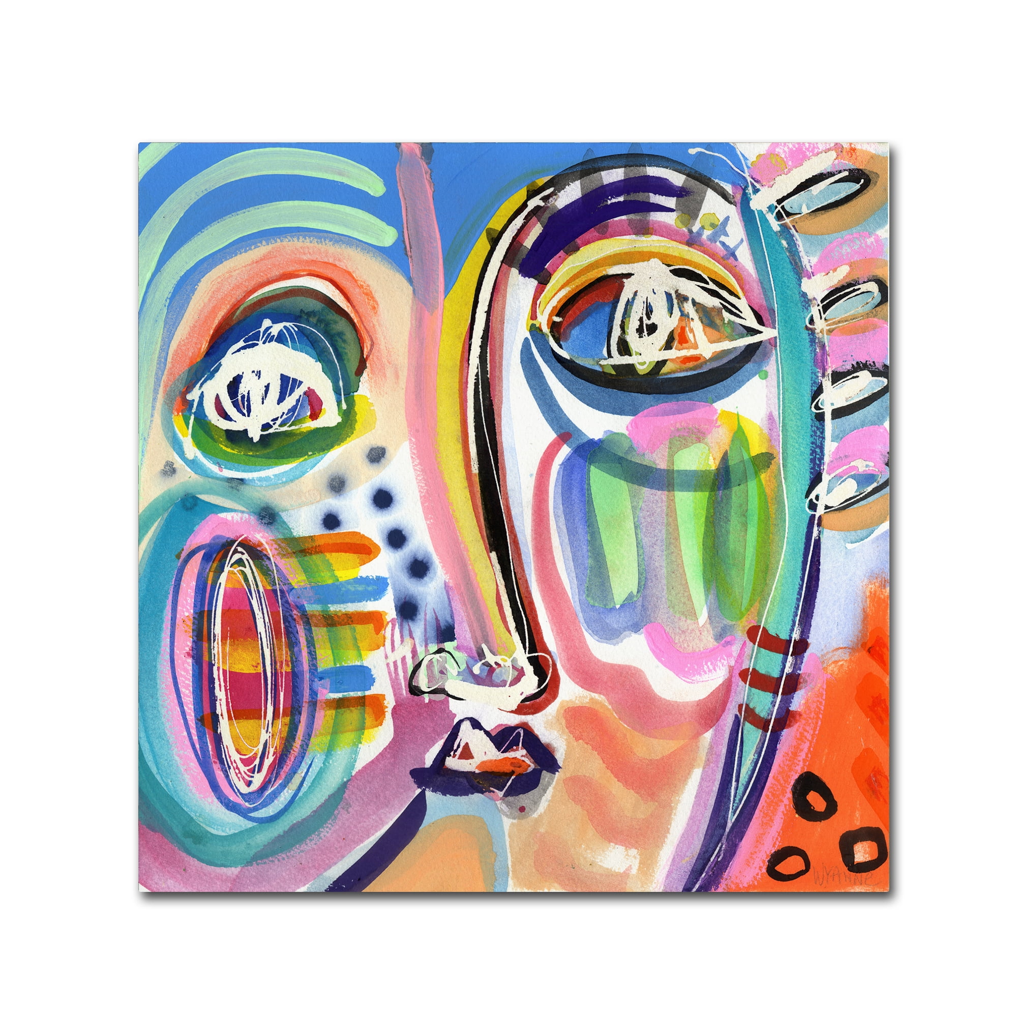Sometimes Picks Nose While Driving' Canvas Art by Wyanne