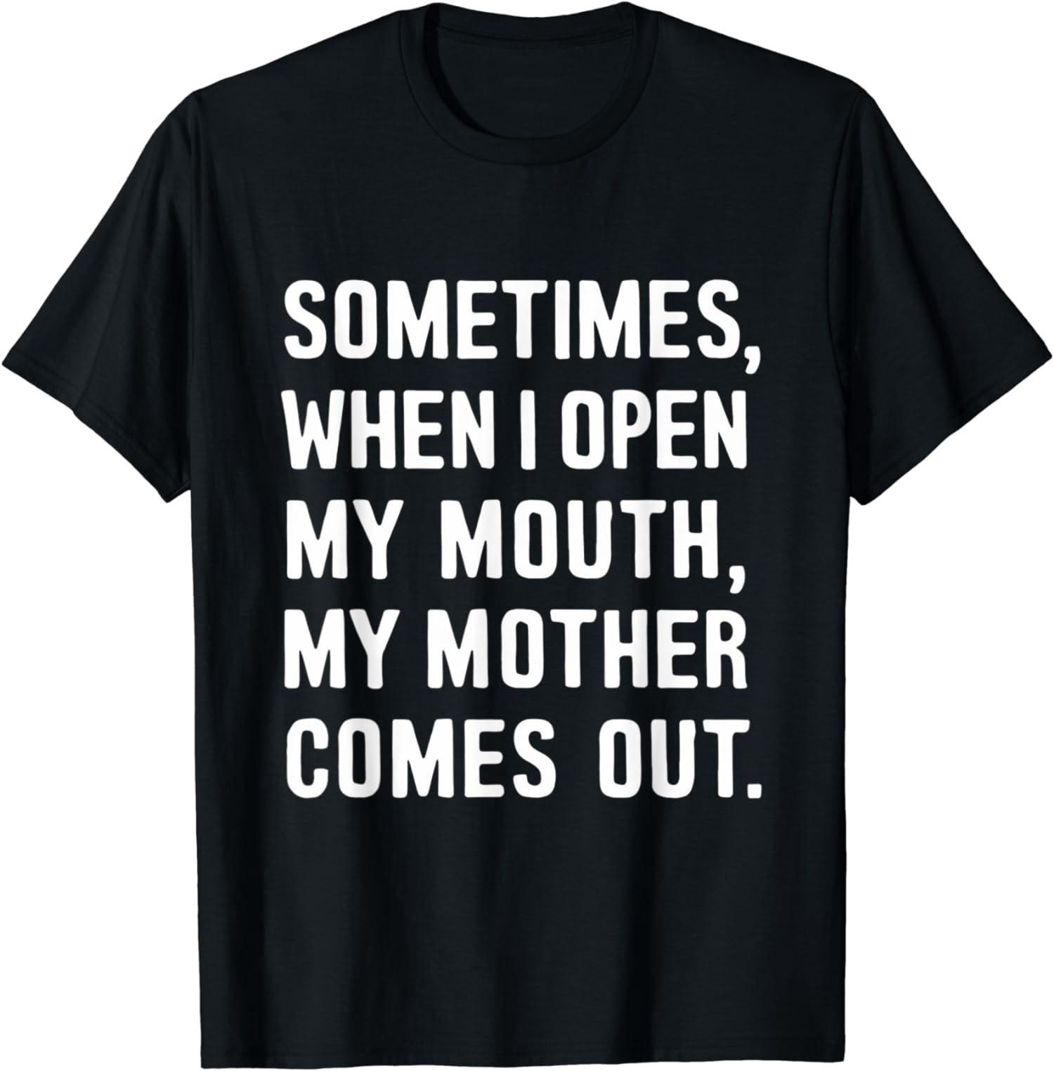 Way to Celebrate Mother s Day Sometimes I Open My Mouth and My Mother Comes Out Printed Tea Towel 18 x 28