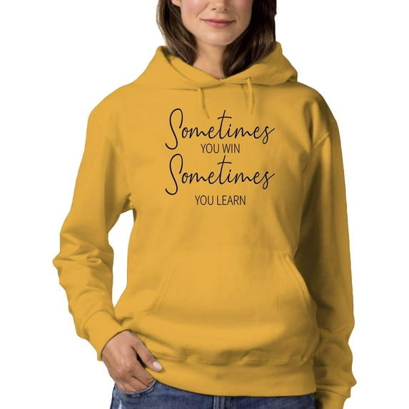 Sometimes You Win Hoodie Women -Image by Shutterstock, Female 4X-Large