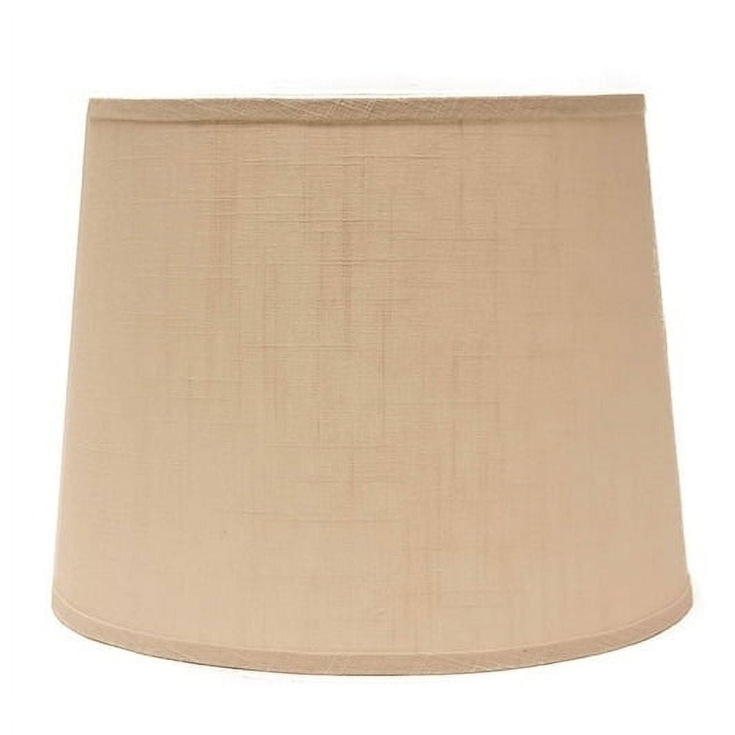 Somette Ivory Linen 14 inch Drum Lamp Shade with Washer