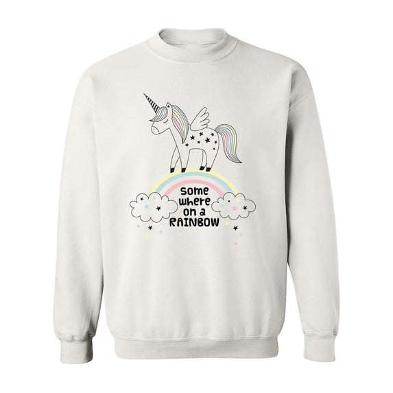 Somewhere On A Rainbow Design Sweatshirt Women -Image by Shutterstock, Female x-Large