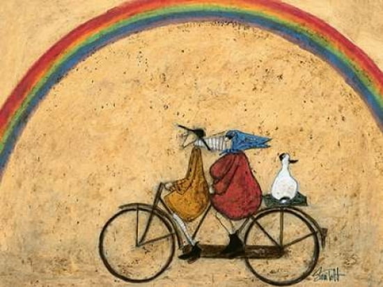 Somewhere Under a Rainbow Canvas Art - Sam Toft (18 x 24)