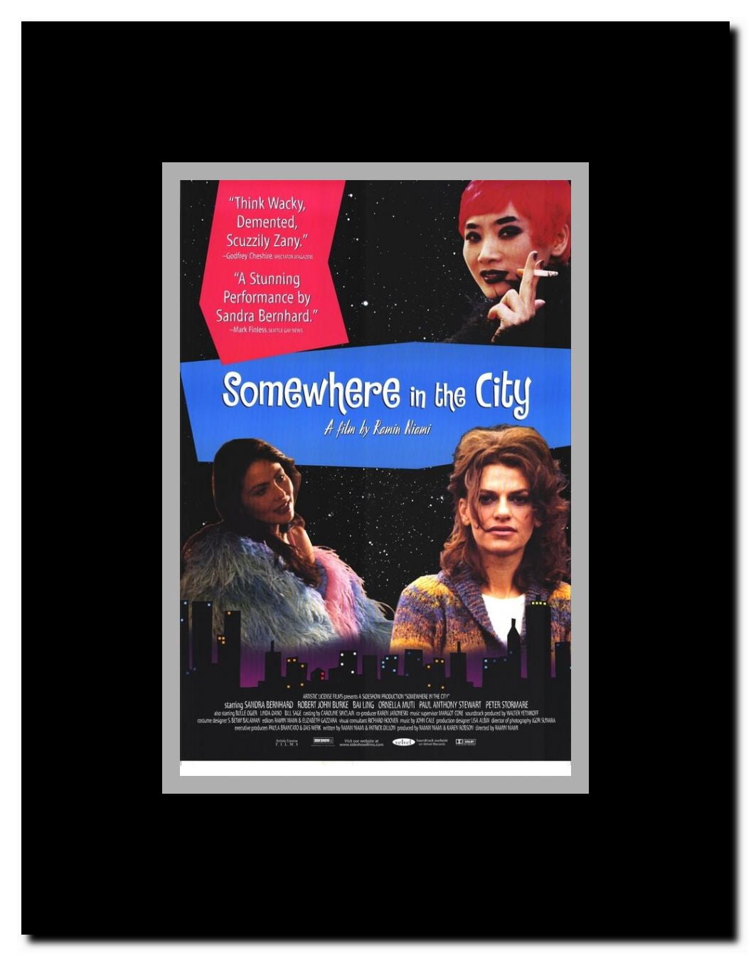 Somewhere in the City Framed Movie Poster