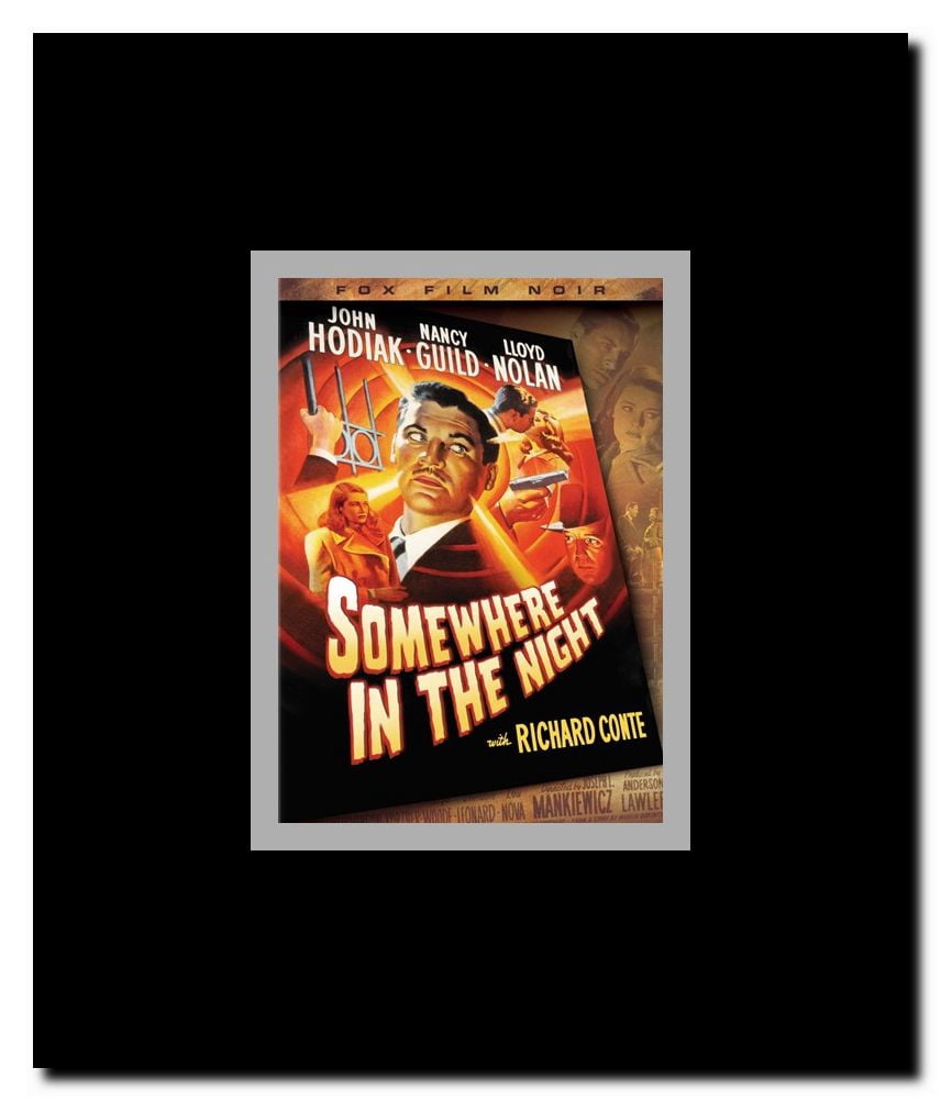 Somewhere in the Night Framed Movie Poster