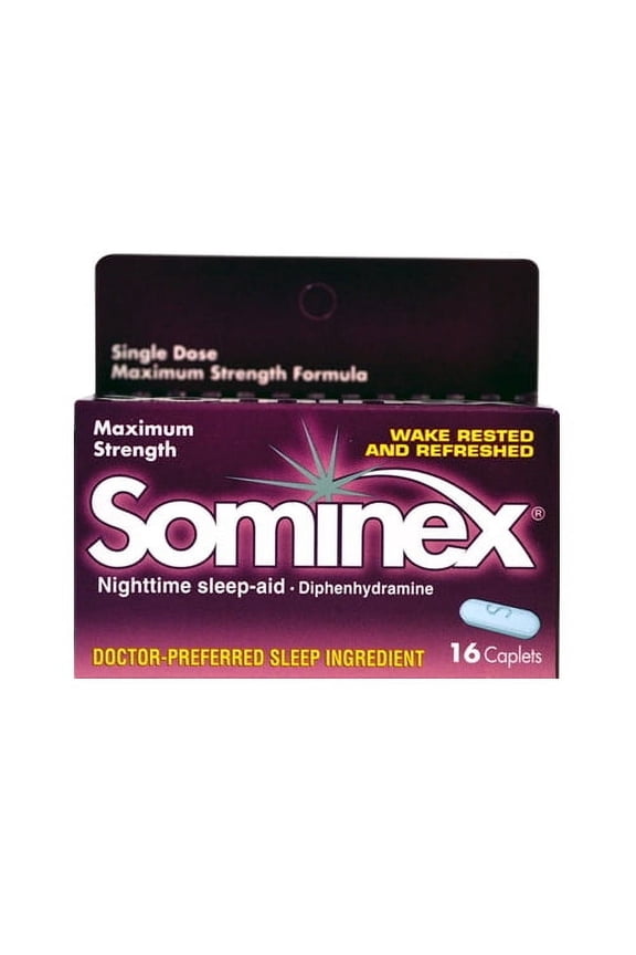 Sleep Aid Maximum Strength Caplets - 16 Ea, 2 Pack