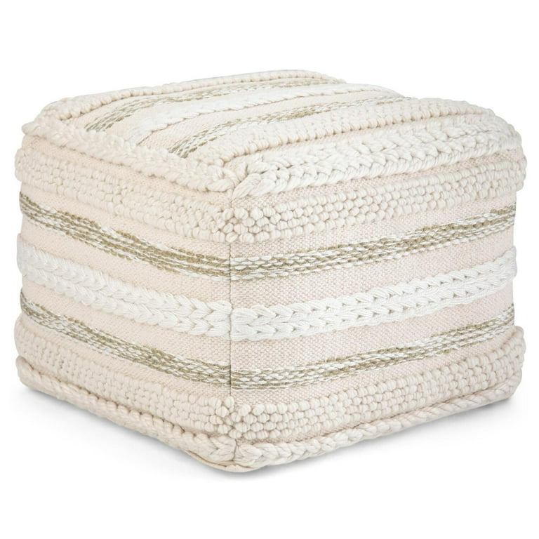 Handloom sale pouf stool