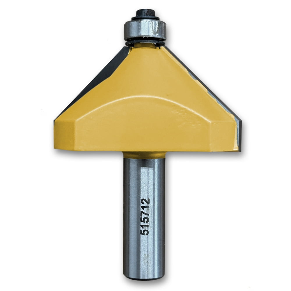 Sommerfeld Chamfer Router Bit Tool w/Bearing 45CA,2-1/4CD,1-1/4CL,3-1 ...