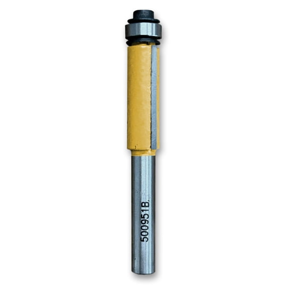 Sommerfeld Flush Trim Router Bit w/Bearing Woodworking Tool 3/8CD,1CL,2-5/8OL,1/4SH