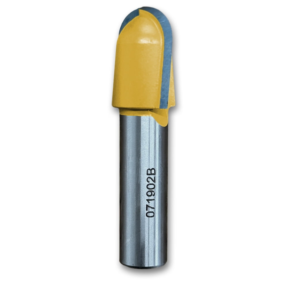 Sommerfeld Round Nose Router Bit Woodworking Tool 3/8CR,3/4CD,1CL,2-5/8OL,1/2SH