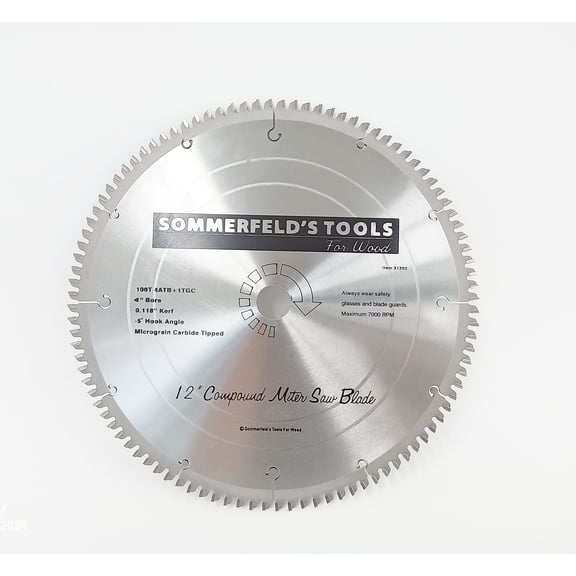 Sommerfeld 12 Compound Miter Saw Blade