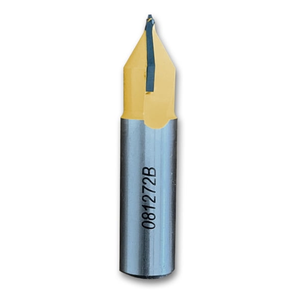 Sommerfeld V-Groove Rout Bit Woodworking Tool 90*CA,1/2CD,5/8CL,2 1/4OL,1/2SH