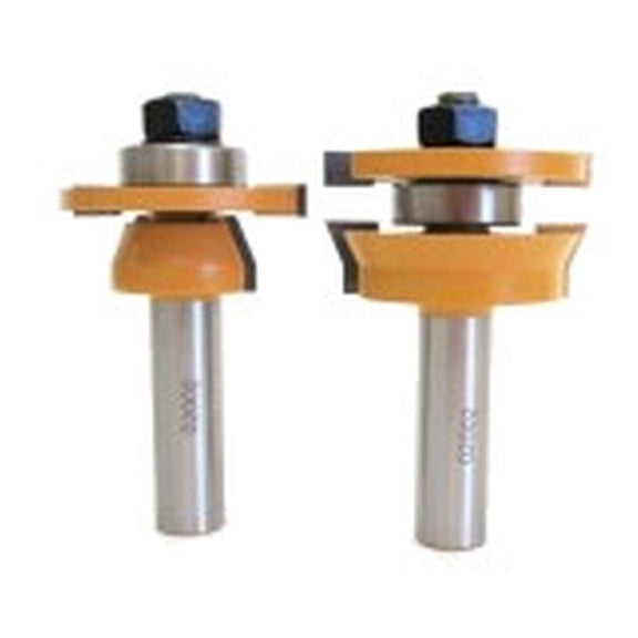 Sommerfeld's 2 Piece Shaker Door Rail and Stile Set  Perfect for 7/32 inch undersized Plywood panel inset 1/2-Inch Shank