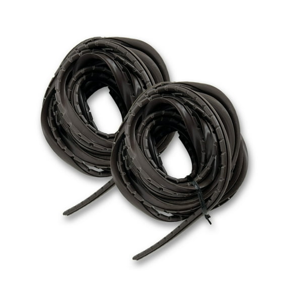 Sommerfeld's 50 Feet of Dark Brown Rubber Glass Retainer for Woodworking Glass panel Doors on Cabinets