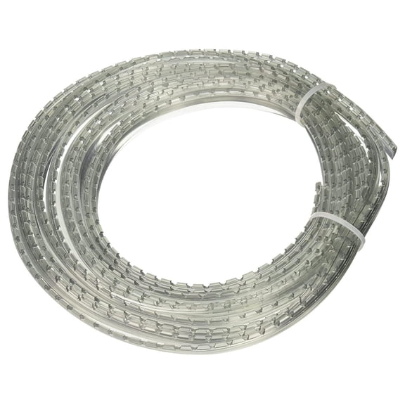 Sommerfeld's Clear Rubber Glass Retainer for glass cabinet Rail & Stile doors 25 ft long