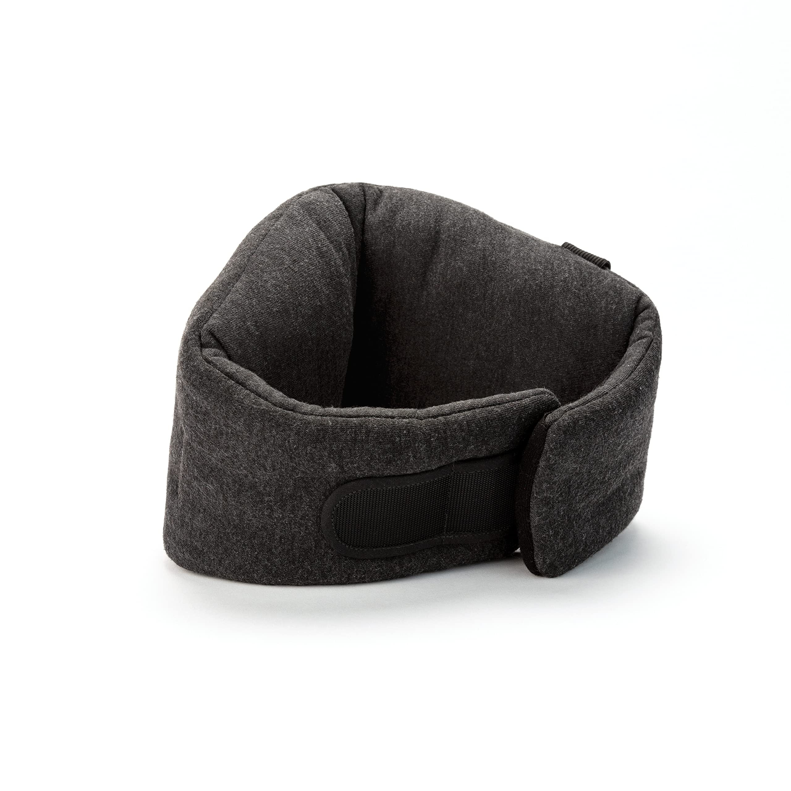 Gray Memory Foam Adjustable Travel Pillow