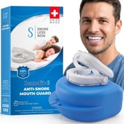 SnoreLessNow Somnofit-S Adjustable Anti-Snore Mouth Guard, Swiss Made, FDA Cleared