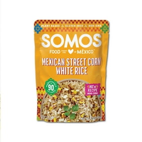 Somos Mexican Street Corn White Rice, 8.8 oz Pouch